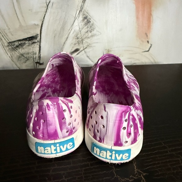 Native Shoes Pink and White Water Shoes - Picture 8 of 11